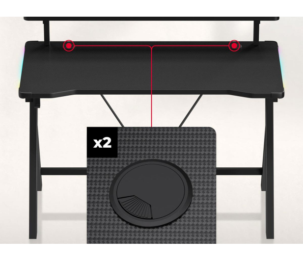 Huzaro Hero 1.9 RGB Black HZ-HERO 1.9 RGB BLACK - 1474951 - zdjęcie 8